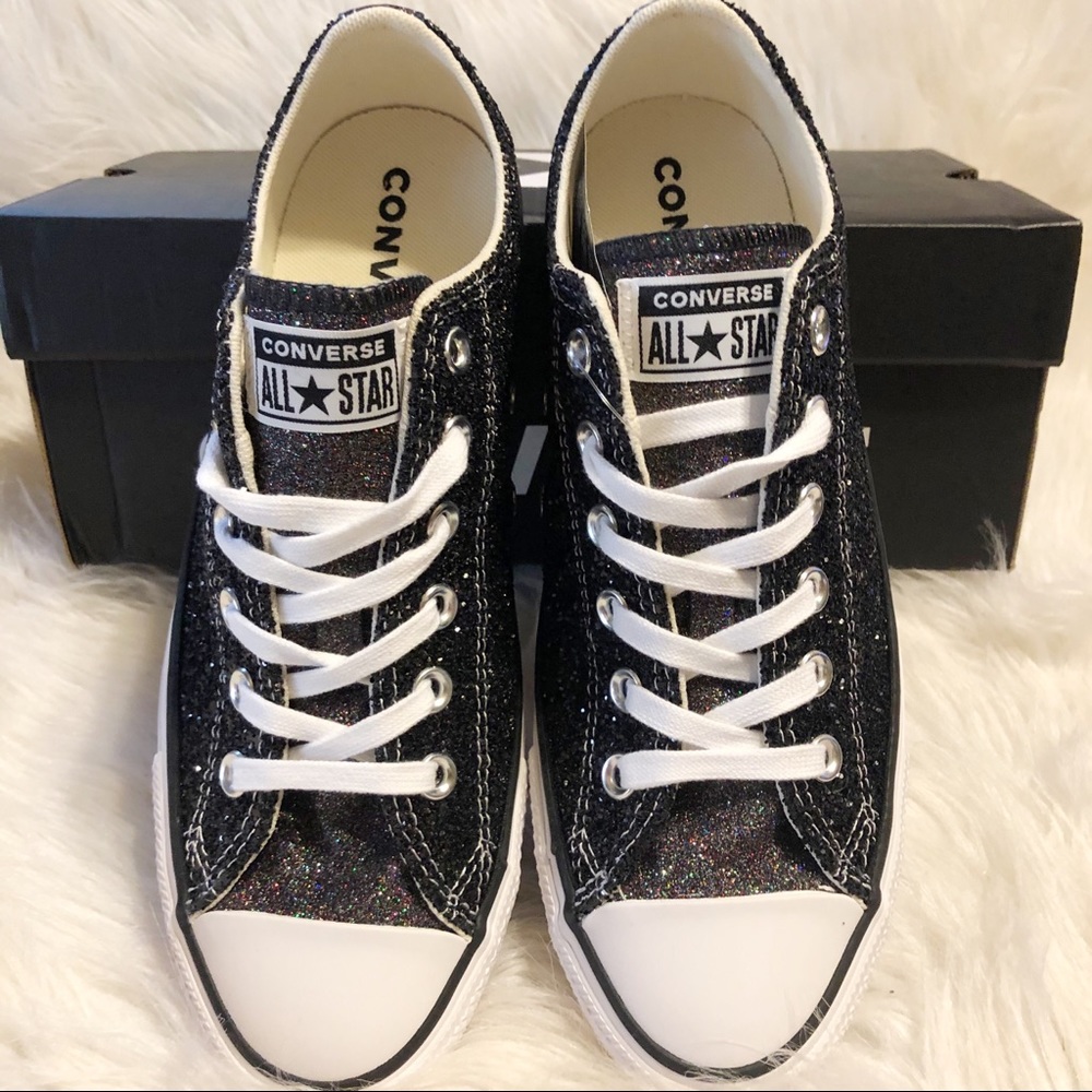 Multi colored glitter Converse sneakers price firm - Picture 2 of 15